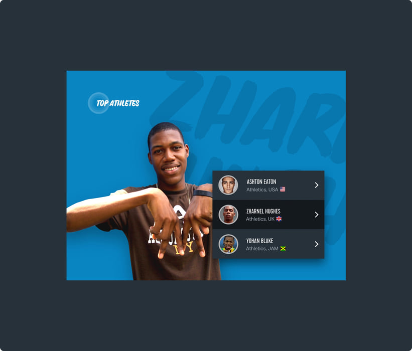 Olympic Channel: top athletes, with Zharnel Hughes