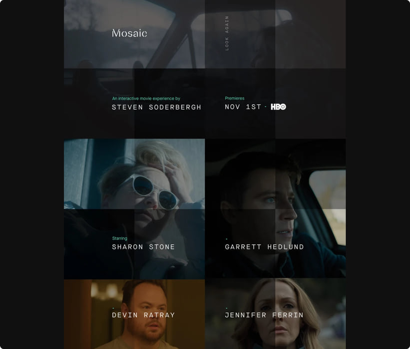 HBO Mosaic: cast page
