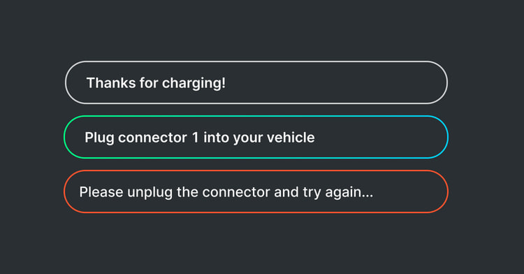 Status button states