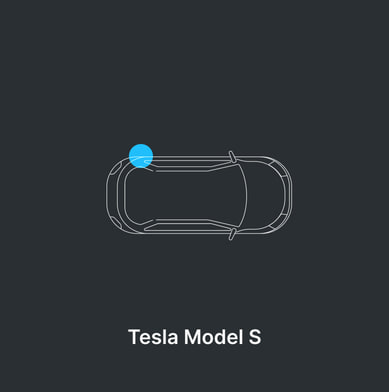 Vehicle detected: Tesla Model S