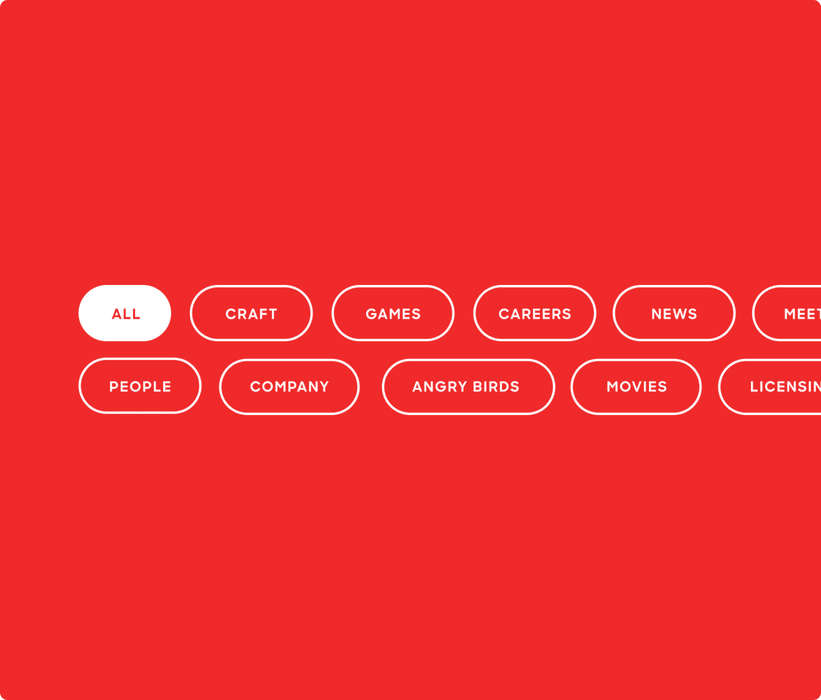 Filter pills for games, careers, news and more