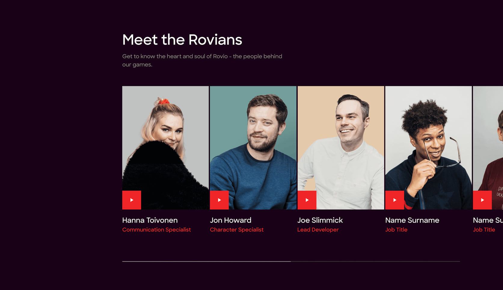 Meet the Rovians: team profiles