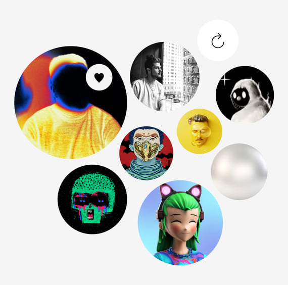 Artwork, likes and collector activity